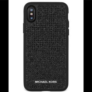 🚫SOLD 🚫Michael Kors Studded iPhone X Case Bling